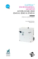 TSI Instruments DustTrak 8540 Operation And Service Manual preview