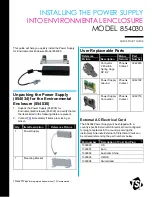 Preview for 1 page of TSI Instruments DUSTTRAK 854030 Installation Manual