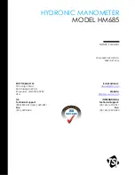 Preview for 3 page of TSI Instruments HM685 Owner'S Manual