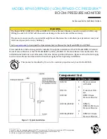 TSI Instruments PRESSURA RPM10 Installation Instructions And Safety Information предпросмотр