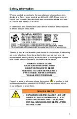 Preview for 9 page of TSI Instruments SidePak AM520 User Manual