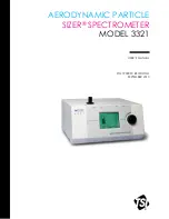 TSI Instruments SIZER 3321 User Manual preview