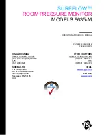 Preview for 3 page of TSI Instruments SUREFLOW 8635-M Operation And Service Manual