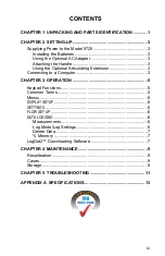 Preview for 3 page of TSI Instruments VELOCICALC 5725 Operation And Service Manual