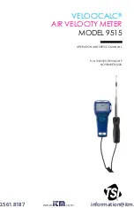 TSI Instruments VELOCICALC 9515 Operation And Service Manual preview