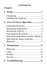 Preview for 7 page of TSI Instruments VelociCheck 8330 Operation And Service Manual