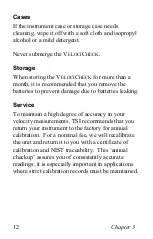 Preview for 20 page of TSI Instruments VelociCheck 8330 Operation And Service Manual