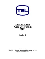 TSL AMU1-CHD+MK2 Handbook preview