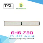 TSL Growers Choice GHS-730 User Manual preview