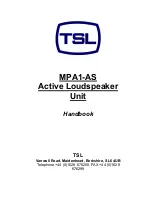 TSL MPA1-AS Handbook preview