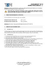 Preview for 36 page of TSM DURASWEEP 130B Operating Manual