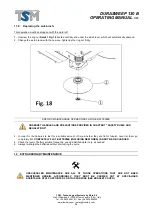 Preview for 54 page of TSM DURASWEEP 130B Operating Manual