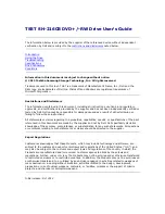 Preview for 1 page of TSST SH-216CB User Manual