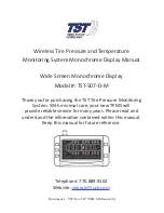 TST TST-507-D-M Manual preview