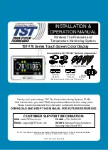 TST TST-770 Series Installation & Operation Manual preview