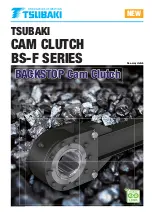 Tsubaki Backstop BS-F Series Manual предпросмотр