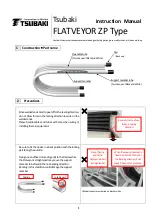 Предварительный просмотр 1 страницы Tsubaki FLATVEYOR ZP Instruction Manual