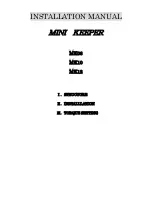 Preview for 1 page of Tsubaki MINI KEEPER MK08 Installation Manual