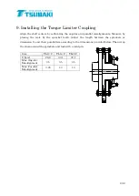 Предварительный просмотр 8 страницы Tsubaki TL10-C Installation Manual