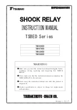 Tsubaki TSB020ED Instruction Manual preview