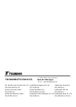 Предварительный просмотр 28 страницы Tsubaki TSM4000 Instruction Manual