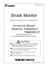 Preview for 1 page of Tsubaki TSM4000C1 Instruction Manual