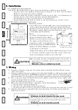 Preview for 8 page of Tsubaki TSM4000C1 Instruction Manual