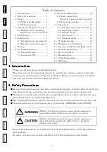 Preview for 2 page of Tsubaki TSM4000M1 Instruction Manual