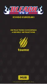 Tsume BLEACH Assembly Instructions Manual preview