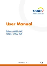 Tsun Talent-MG2-GP User Manual предпросмотр