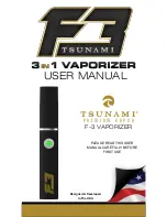 Tsunami F-3 User Manual preview