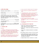 Preview for 4 page of Tsunami F-3 User Manual