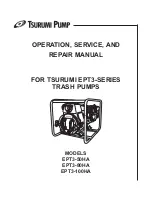 Preview for 1 page of Tsurumi Pump EPT3 Series Service & Repair Manual