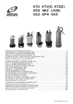 Tsurumi Pump GPN Series Starting And Operating Instruction предпросмотр