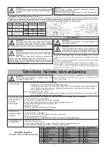 Предварительный просмотр 57 страницы Tsurumi Pump GPN Series Starting And Operating Instruction