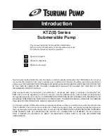 Предварительный просмотр 2 страницы Tsurumi Pump KTZ series Operation Manual