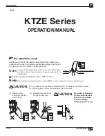 Предварительный просмотр 34 страницы Tsurumi Pump KTZ series Operation Manual