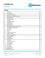 Preview for 2 page of TT electronics S19A01 User Manual