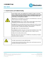 Preview for 4 page of TT electronics S19A01 User Manual