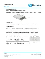 Preview for 7 page of TT electronics S19A01 User Manual