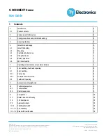 Preview for 2 page of TT electronics S19P01 User Manual