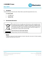 Preview for 3 page of TT electronics S19P01 User Manual