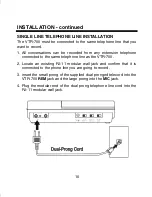 Предварительный просмотр 10 страницы TT Systems Tele-Recorder VTR-700 User Manual