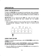 Предварительный просмотр 12 страницы TT Systems Tele-Recorder VTR-700 User Manual