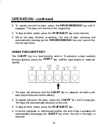 Предварительный просмотр 14 страницы TT Systems Tele-Recorder VTR-700 User Manual