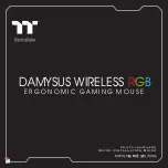 tt DAMYSUS WIRELESS RGB Quick Installation Manual preview