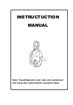 Предварительный просмотр 1 страницы TTC Lifting CL05 Instruction Manual