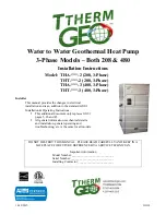 Preview for 1 page of TTHERM GEO THA-036 Installation Instructions