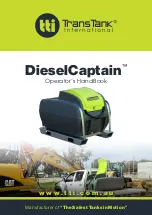 TTI DieselCaptain Operator'S Handbook Manual preview