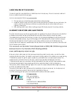 Preview for 17 page of TTI Elite 100 Installation And Operation Manual